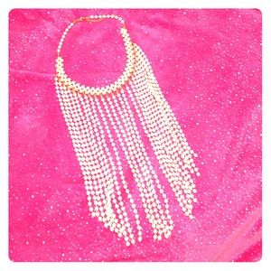 Pearl beaded necklace