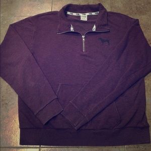PINK Maroon Half Zip