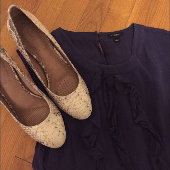 Corso Como snake skin shoes