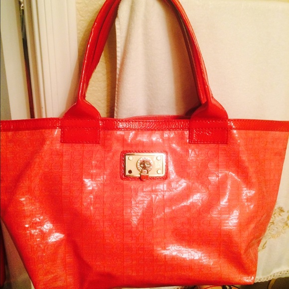 Authentic Marc Jacobs Orange Handbag - Picture 1 of 2
