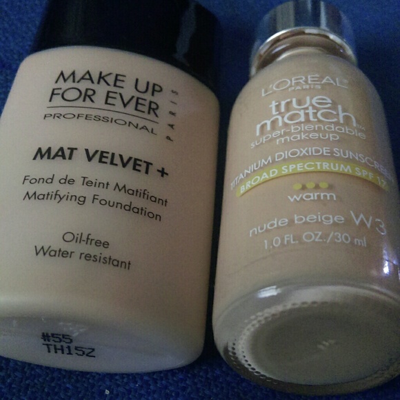 Make Up Forever & L'oreal Foundation