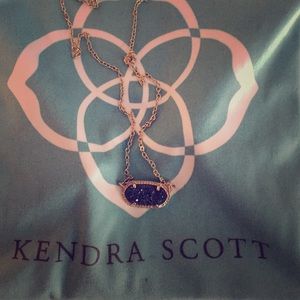 blue drusy Kendra Scott.