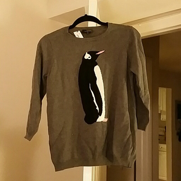 Adorable penguin sweater