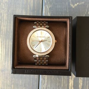 Michael Kors Darci tri-tone watch