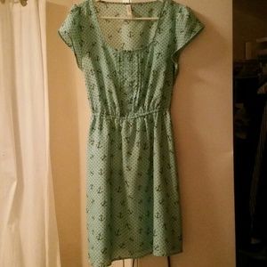 Shorter unlined cap sleeve dress
