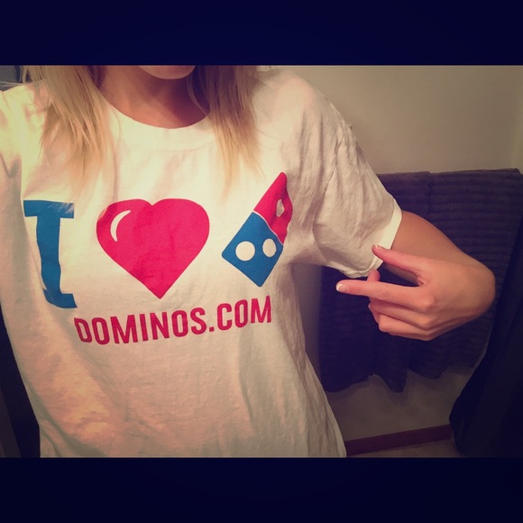 Fun "I ❤️ Dominos" tshirt!