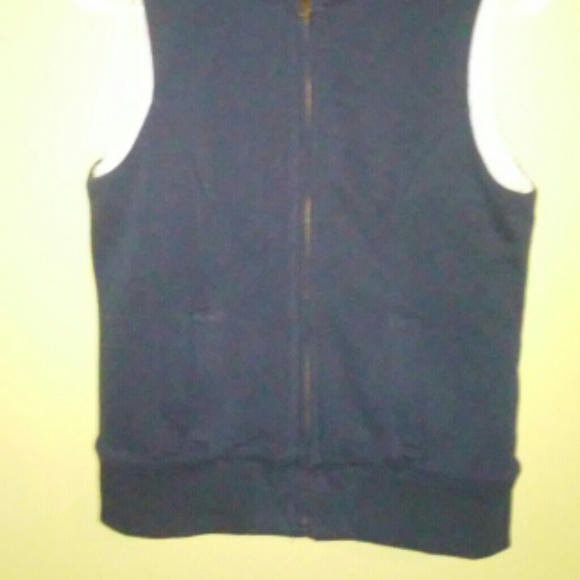 Warm Navy Blue Vest - Picture 2 of 2