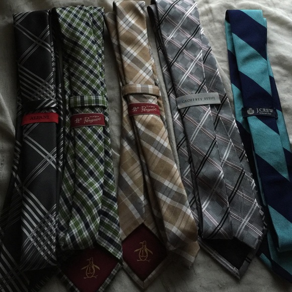 J-Crew, Geoffrey Beene, Penguin, Alfani Ties