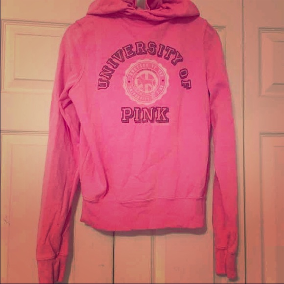 VS PINK Zip Up Hoodie - Picture 1 of 3