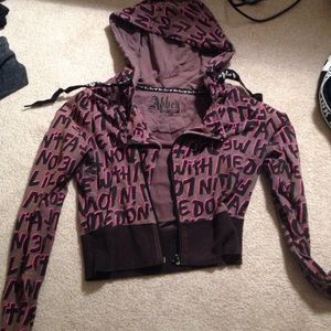 Abbey dawn crop sweatshirt