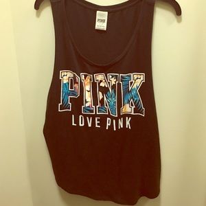PINK VS Aloha Muscle Tee