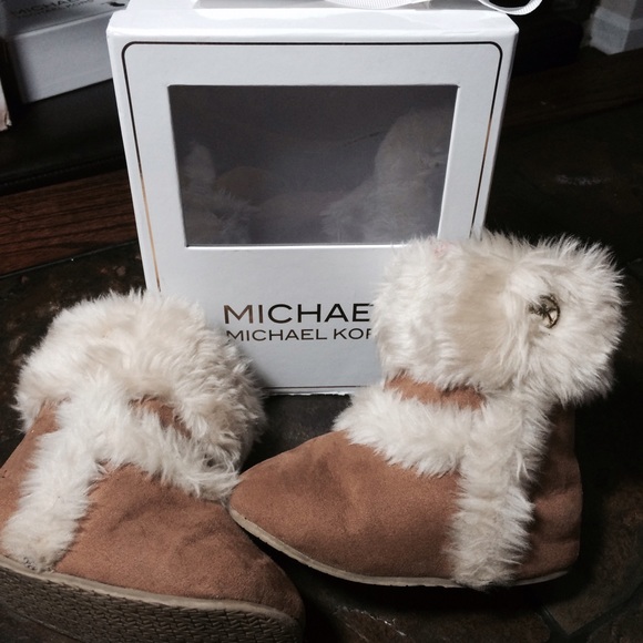 Toddler girl MK boots brown
