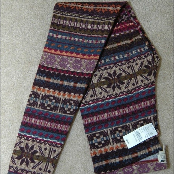 Woven leggings with cute winter design
