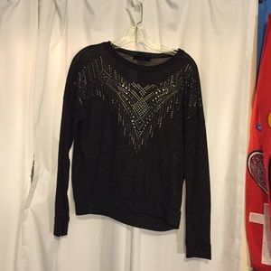 Black sparkly sweater