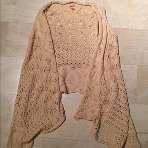 Sleeveless Knit Cardigan