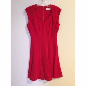 Calvin Klein red dress