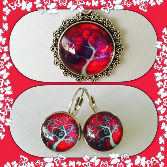 Aeropostale Jewelry - 🌺 🌴🌺TREE OF LIFE PENDANT SET 🌺🌴🌺
