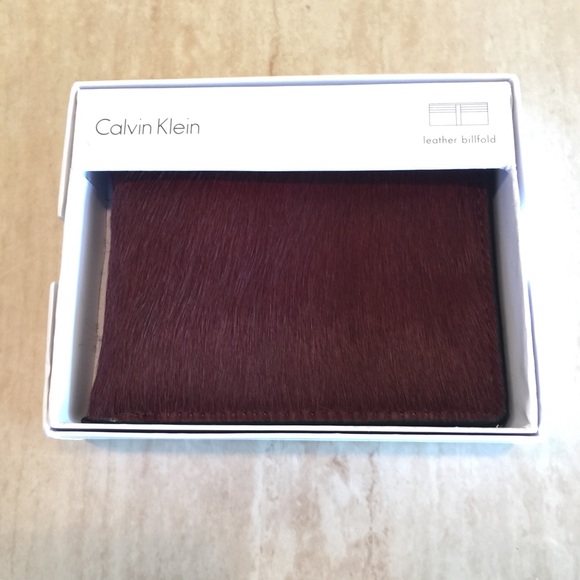 Calvin Klein Faux Pony Hair Men's Wallet