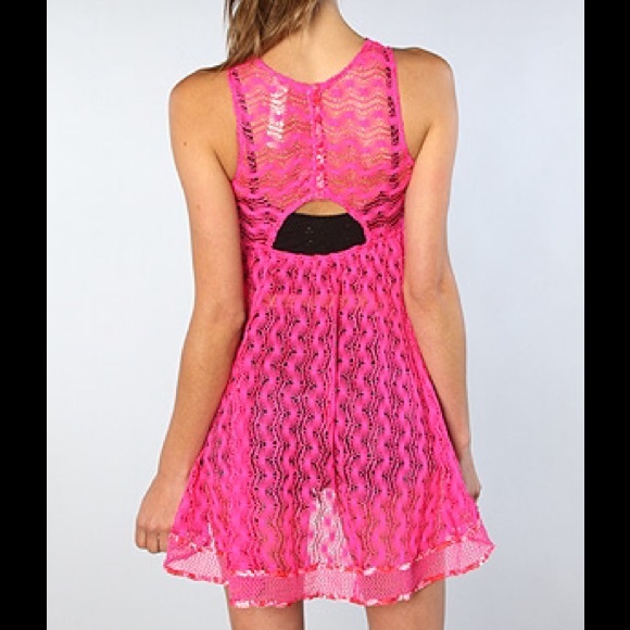 Free People Madame Butterfly Lace Tunic Top - Picture 2 of 4