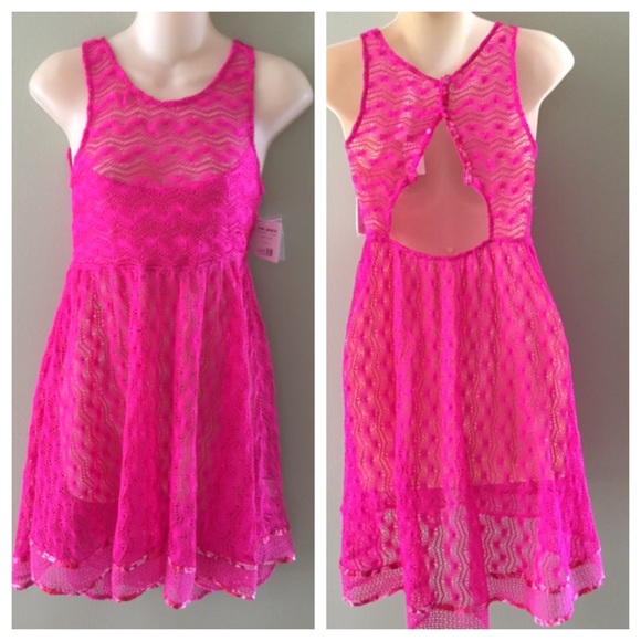 Free People Madame Butterfly Lace Tunic Top - Picture 4 of 4