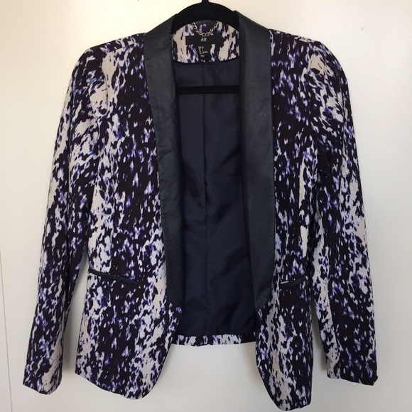 H&M printed blazer
