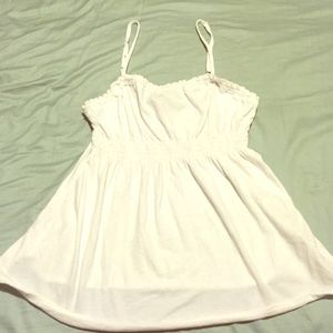 Arizona White Babydoll Tank