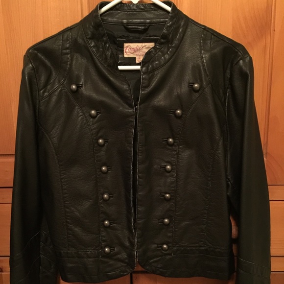 Candie's leather look jacket
