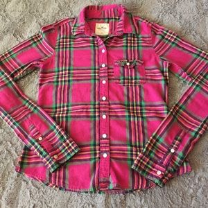 Hollister Plaid Flannel Shirt