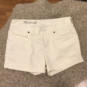 White Madewell Denim shorts