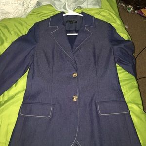 Kenneth Cole Women's Jeans Blazer Jacket