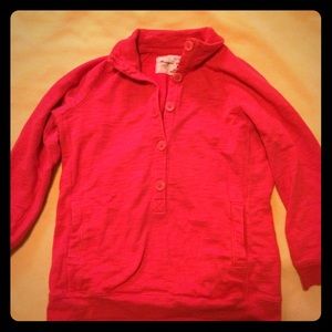 J.Crew pullover with buttons Size. M