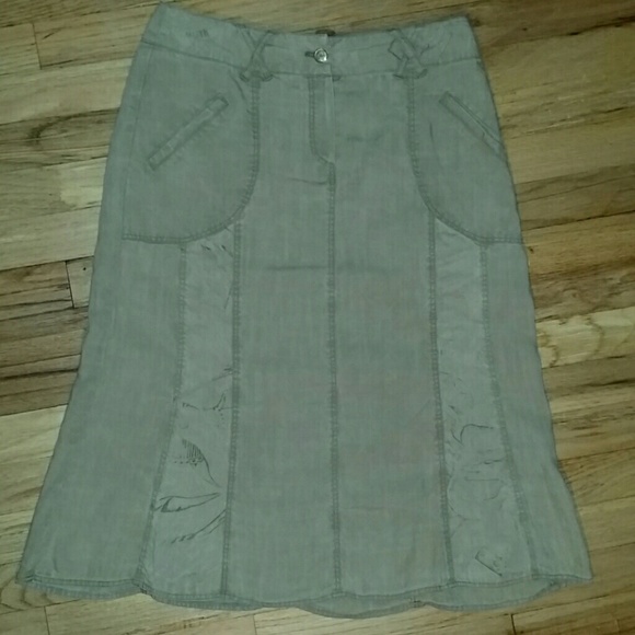Authentic style cotton skirt UJA Paris