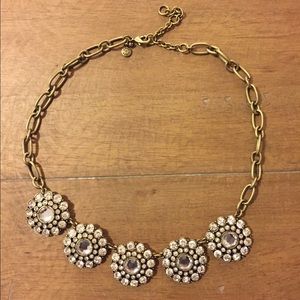 J. Crew crystal statement necklace