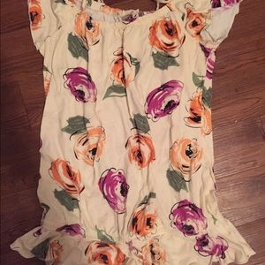 Decree peplum shirt size M