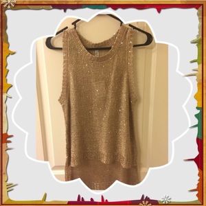 Gorgeous Gold Sequined Hi/Lo - Shines Like A 💎