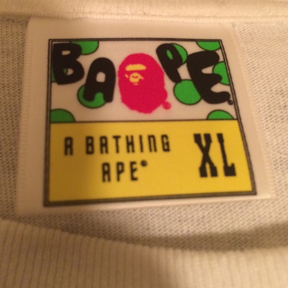 White Bape Tshirt - Picture 3 of 4