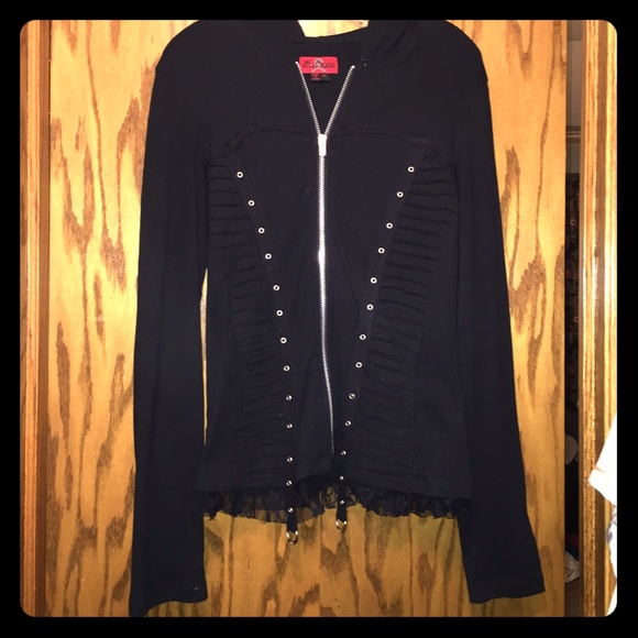 Cute Black Hoodie (XL)