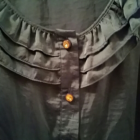 Royal blue sleeveless dressy blouse - Picture 2 of 3