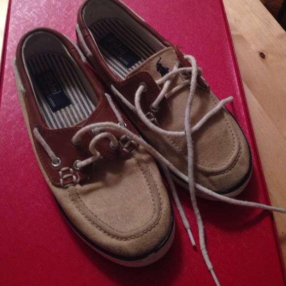 Polo Ralph Lauren boy's shoes, used