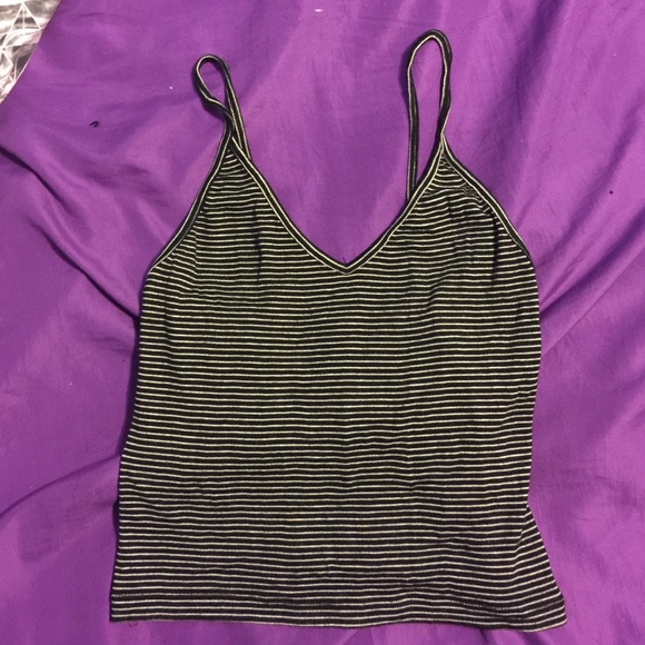 PacSun Tops Pacsun Stripe Crop Top Brandy Melville Poshmark