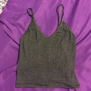 Pacsun stripe crop top Brandy Melville