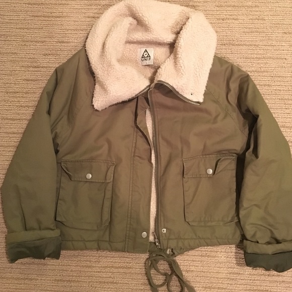 UNIF x Urban Outfitters Sherpalined Bomber Jacket