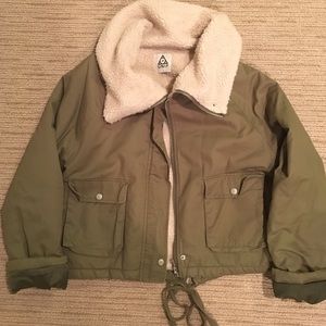 UNIF x Urban Outfitters Sherpalined Bomber Jacket