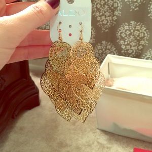 NWT Gold Aldo earrings