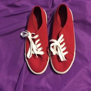 Red old navy shoes