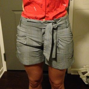 Grey shorts. Too small on me OBVI From ANTHRO