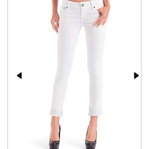 Guess white jeans
