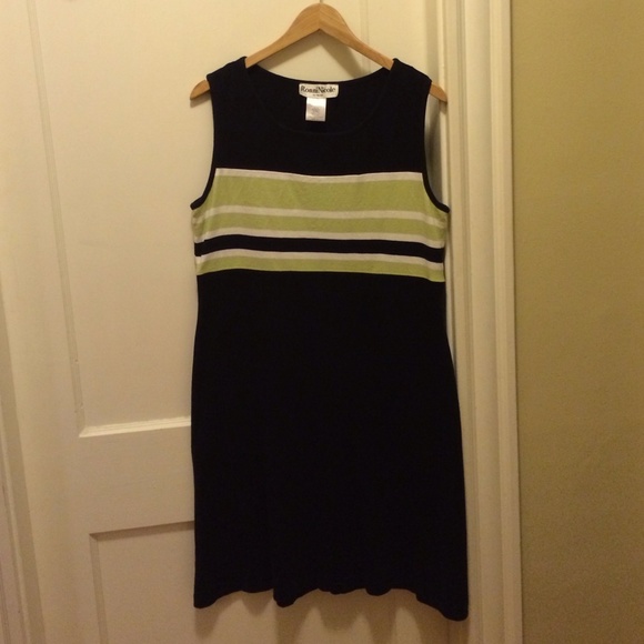 Sleeveless knit jersey dress