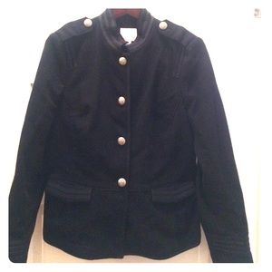 Wool military style fitted Banana jacket