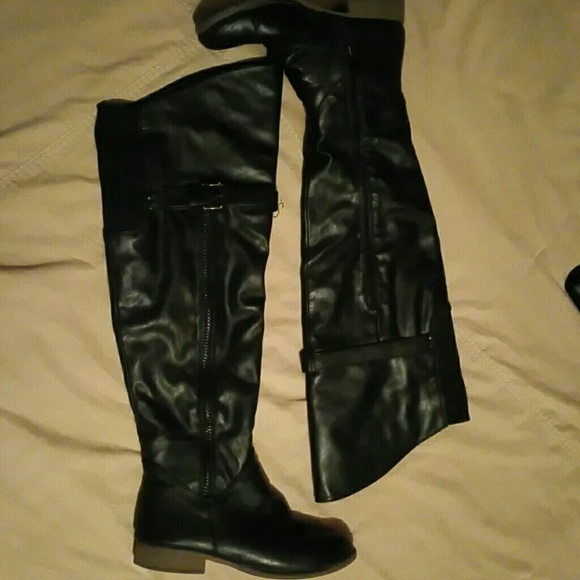 🔥SALE!!🔥Over the knee leather boots - Picture 2 of 3